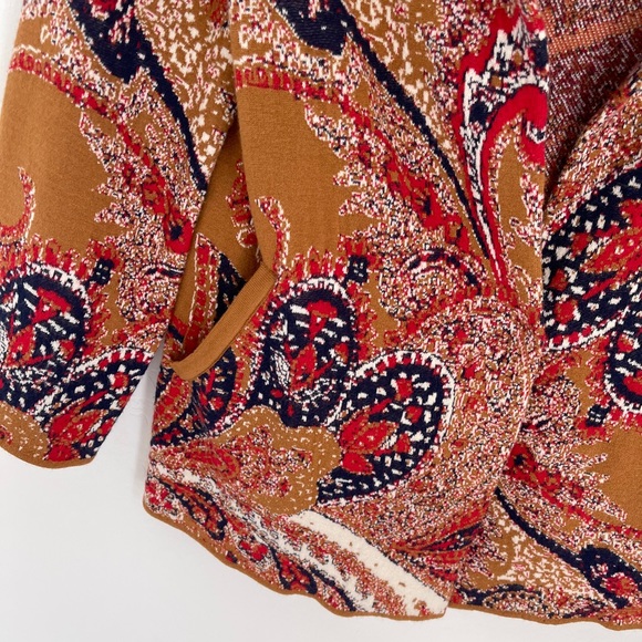 Moth By Anthropologie Paisley Print Blazer Size XS - Picture 5 of 9
